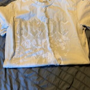 AC/DC Cream Graphic T-Shirt